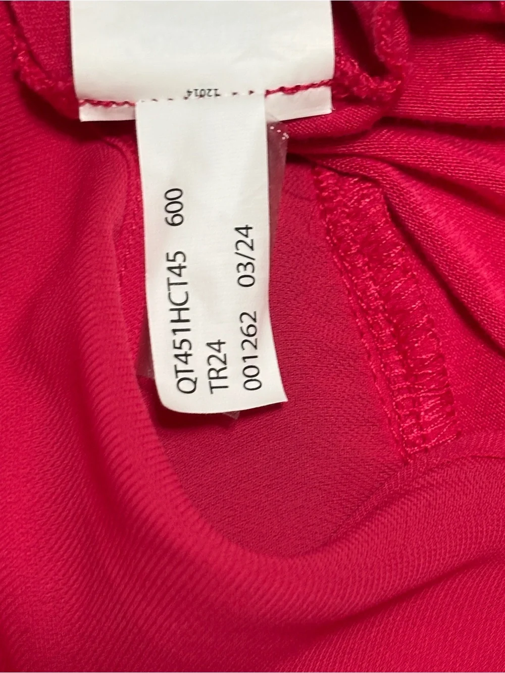 Sleeveless Layered Pink Women's Tank Top Size M
